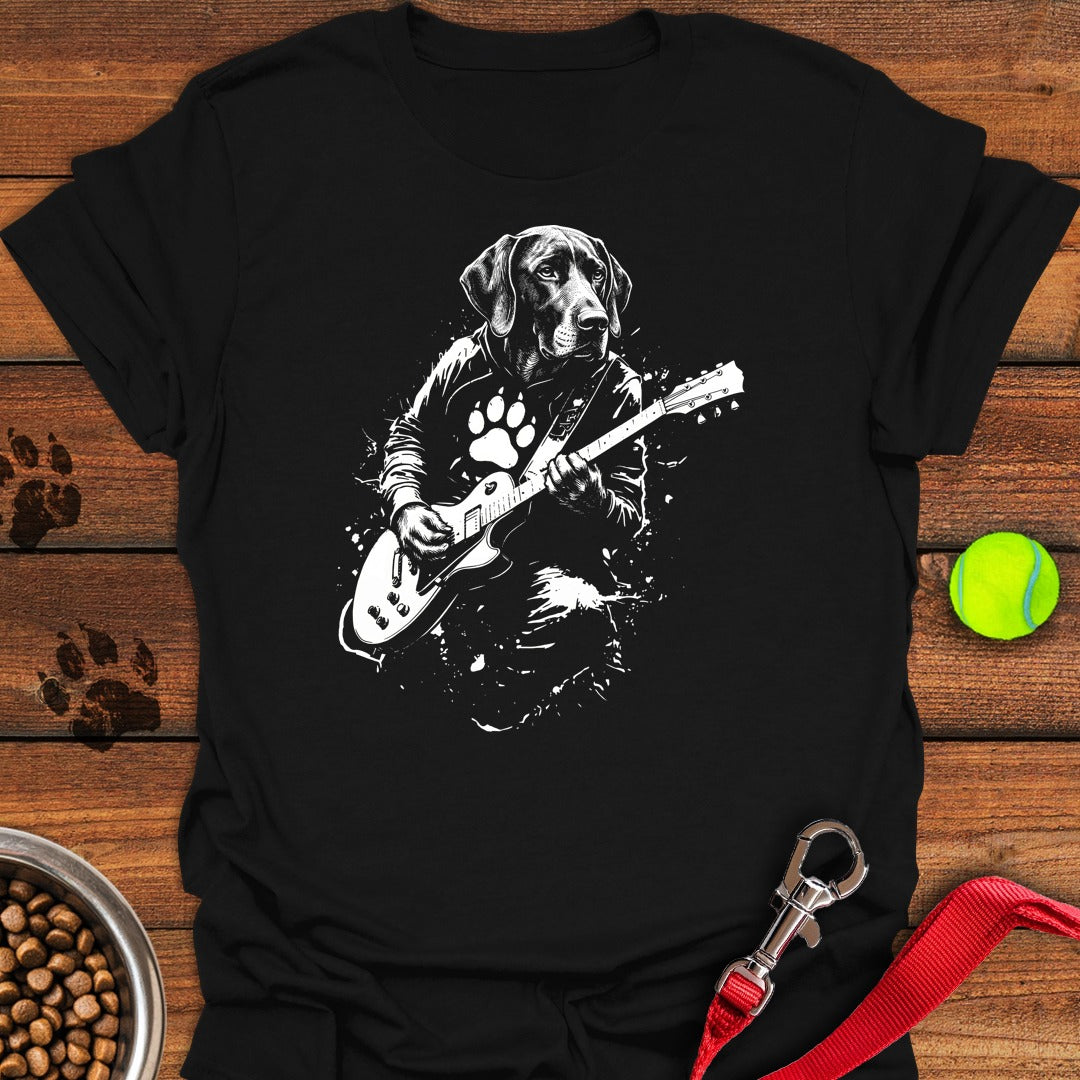 German Shorthaired Pointer Guitar Black
