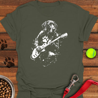 German Shorthaired Pointer Guitar Military Green