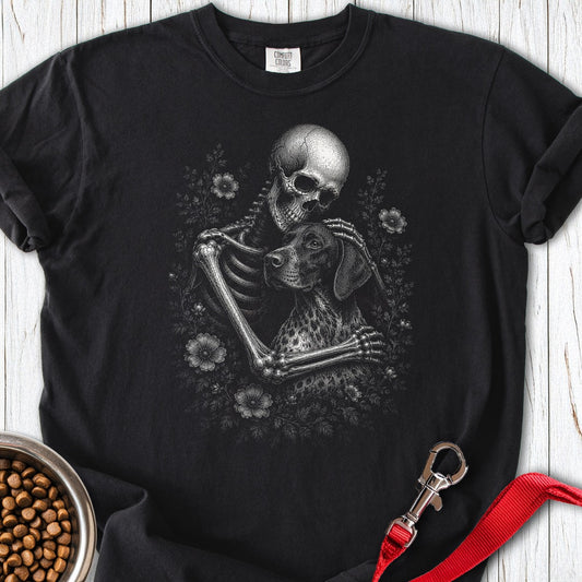 German Shorthaired Pointer Halloween Premium Tee Black