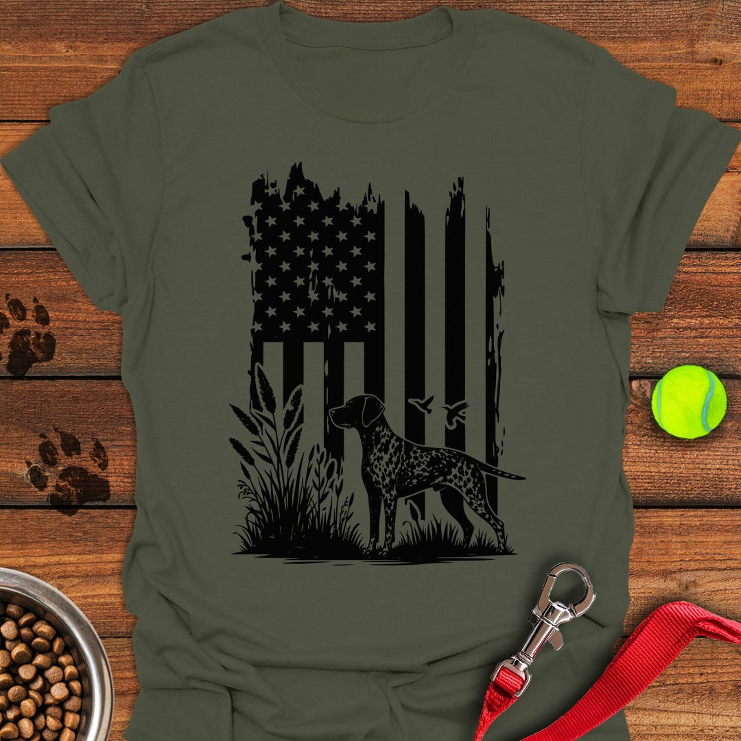 German Shorthaired Pointer Hunter USA Military Green