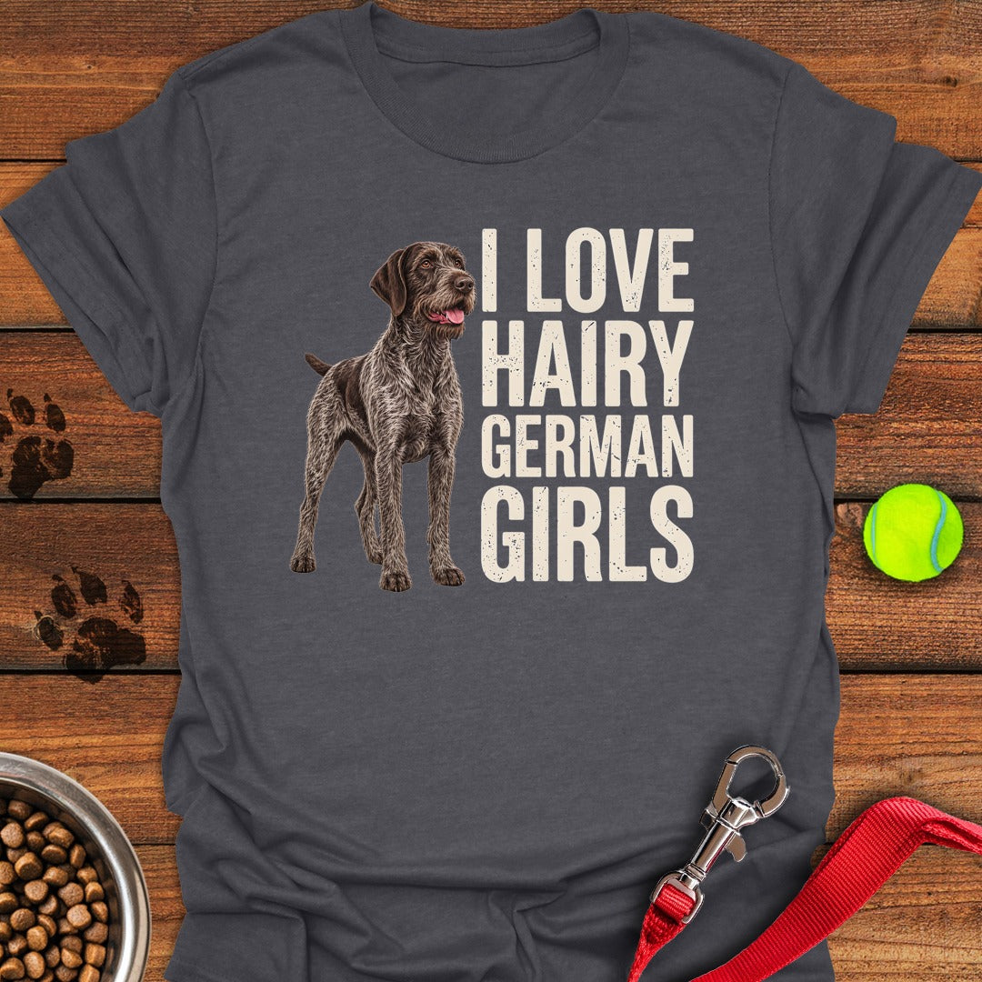 German Wirehaired Pointer Girl Dark Heather
