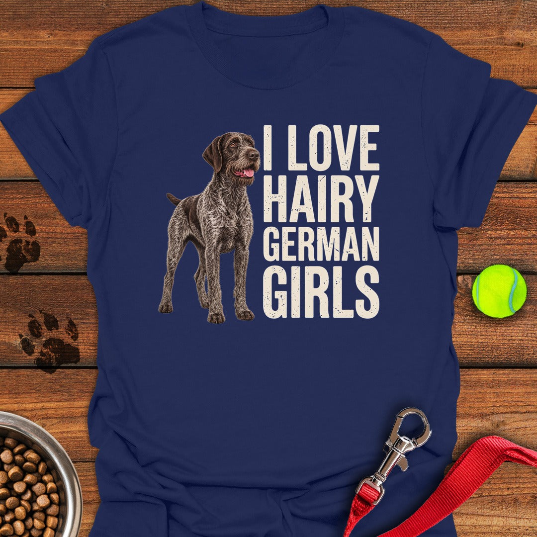 German Wirehaired Pointer Girl Navy