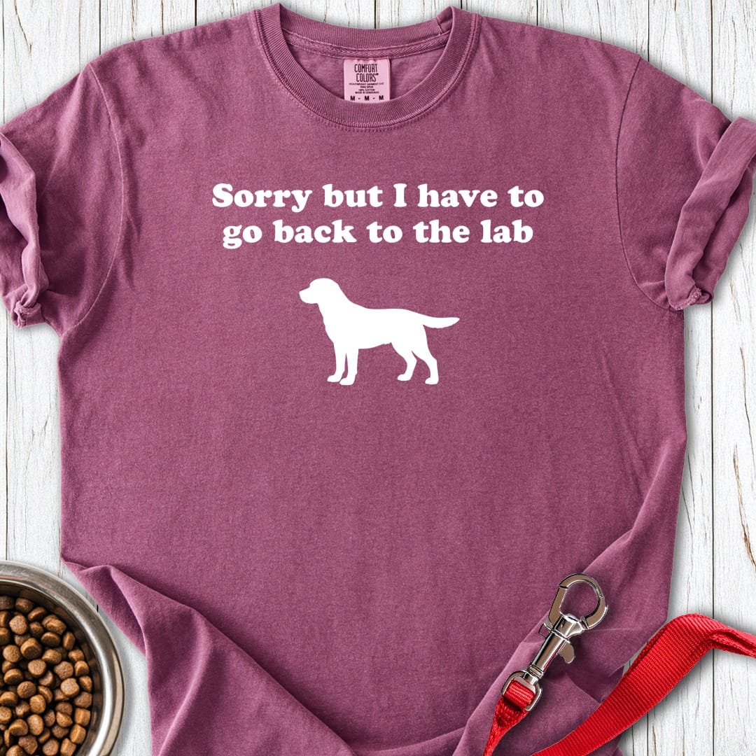 Go Back To The Lab Premium Tee Berry