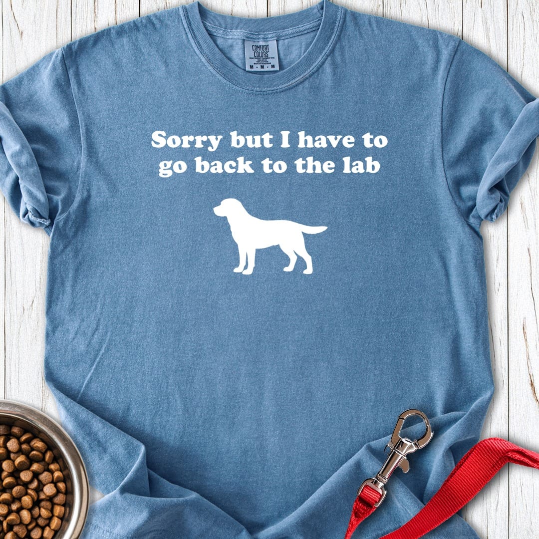 Go Back To The Lab Premium Tee Blue Jean