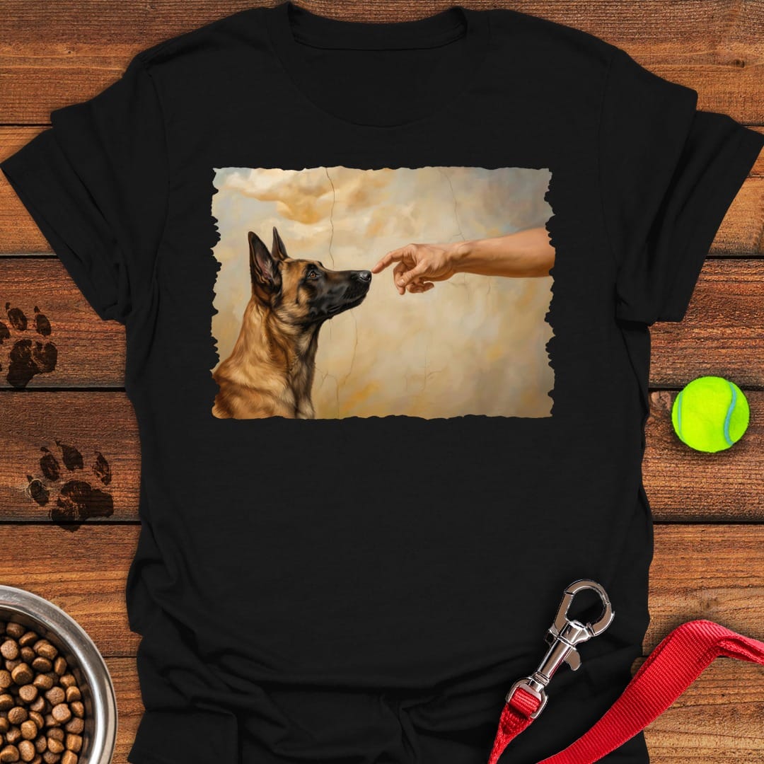God Creates Belgian Malinois Black