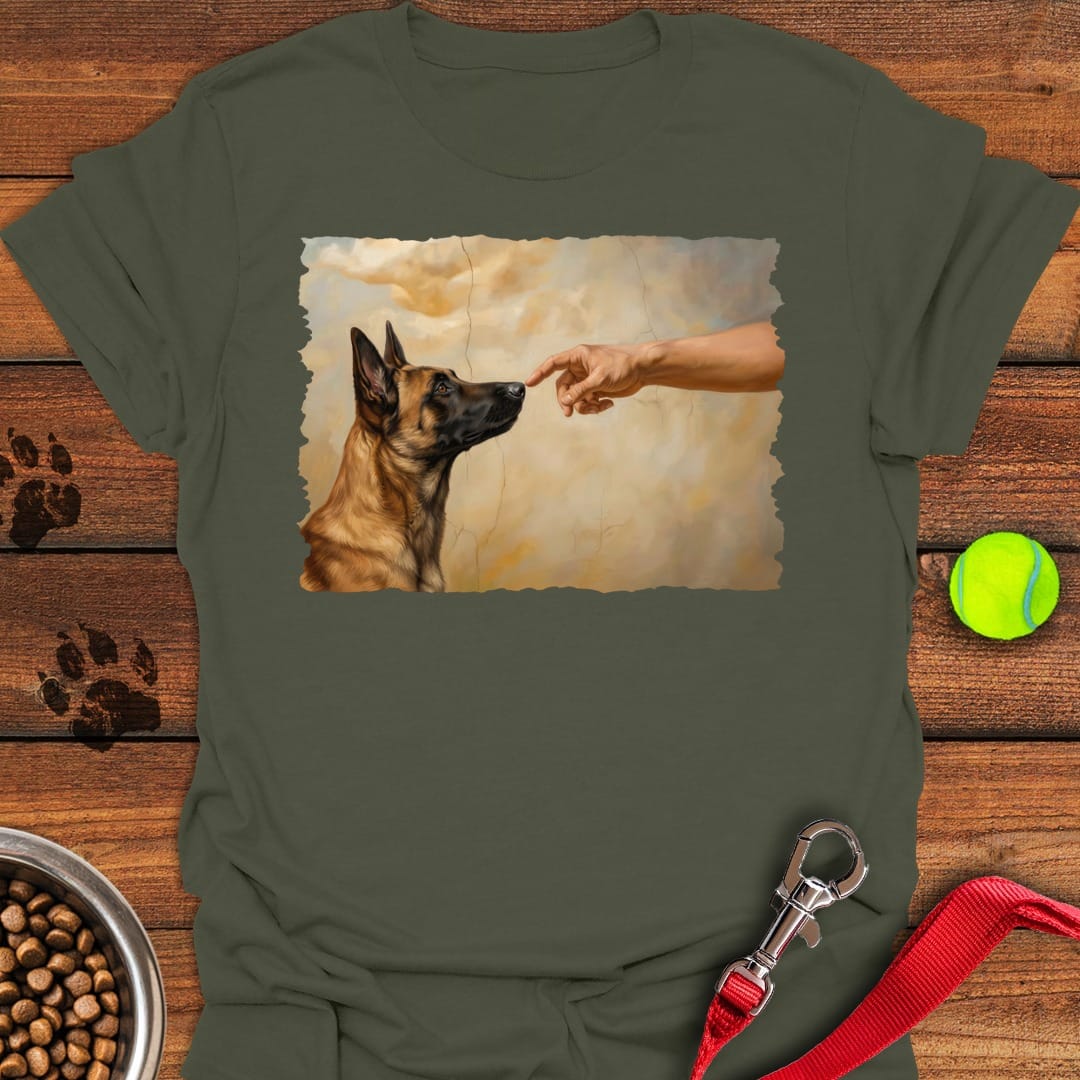 God Creates Belgian Malinois Military Green