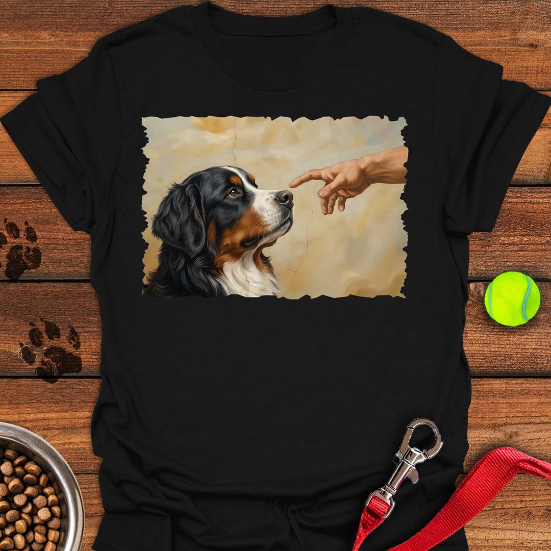 God Creates Bernese Mountain Dog Black