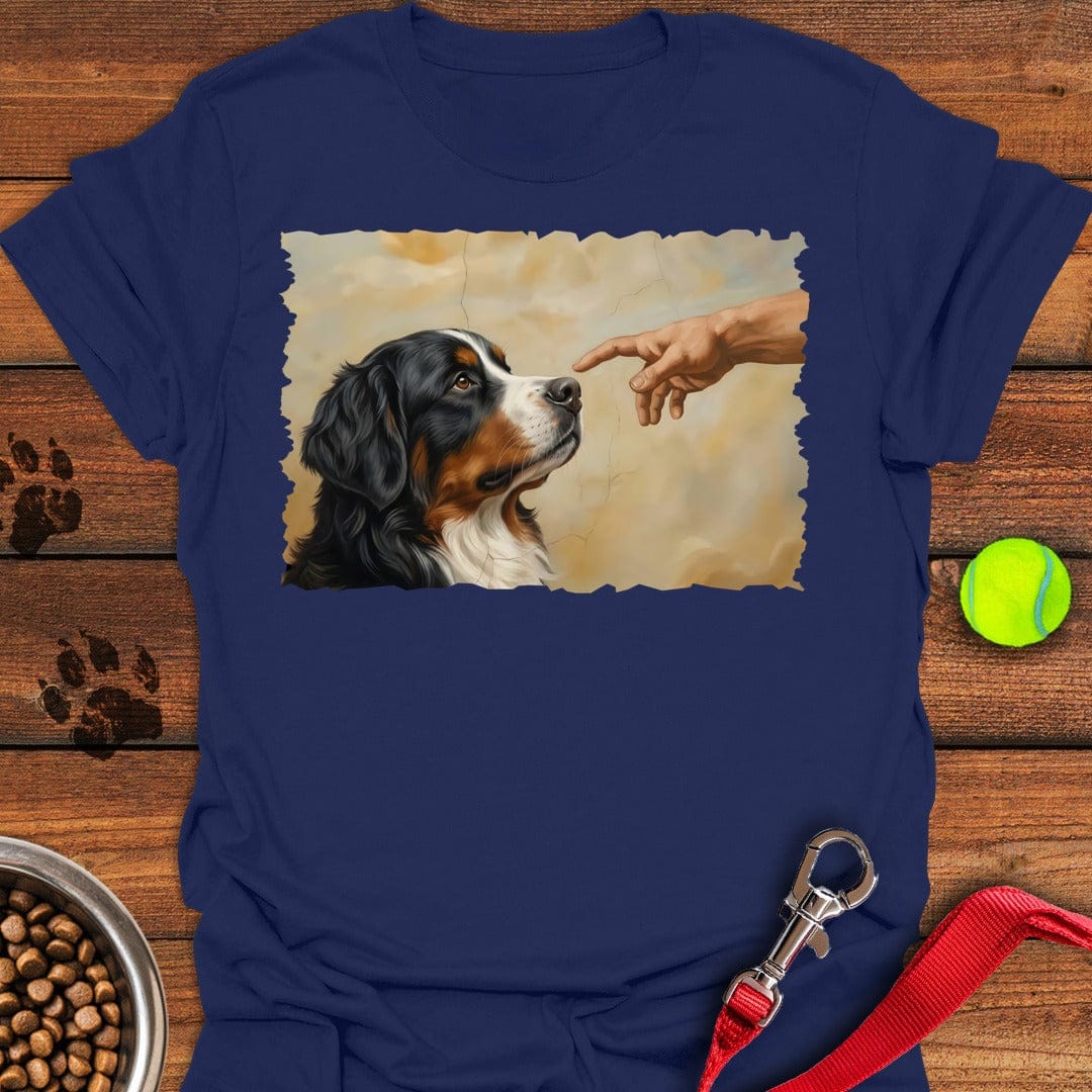 God Creates Bernese Mountain Dog Navy