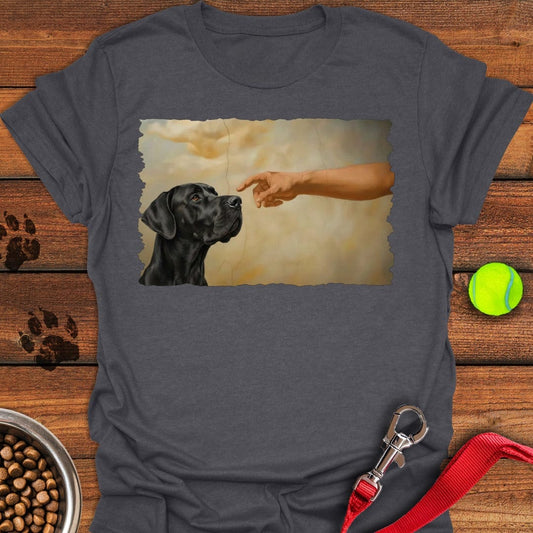 God Creates Black Great Dane Dark Heather