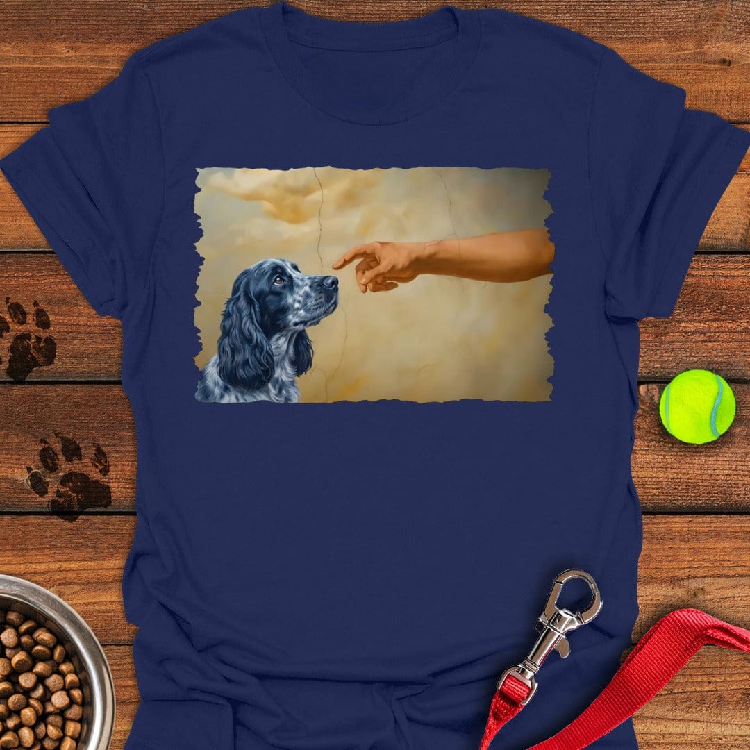 God Creates Blue Roan Cocker Spaniel Navy