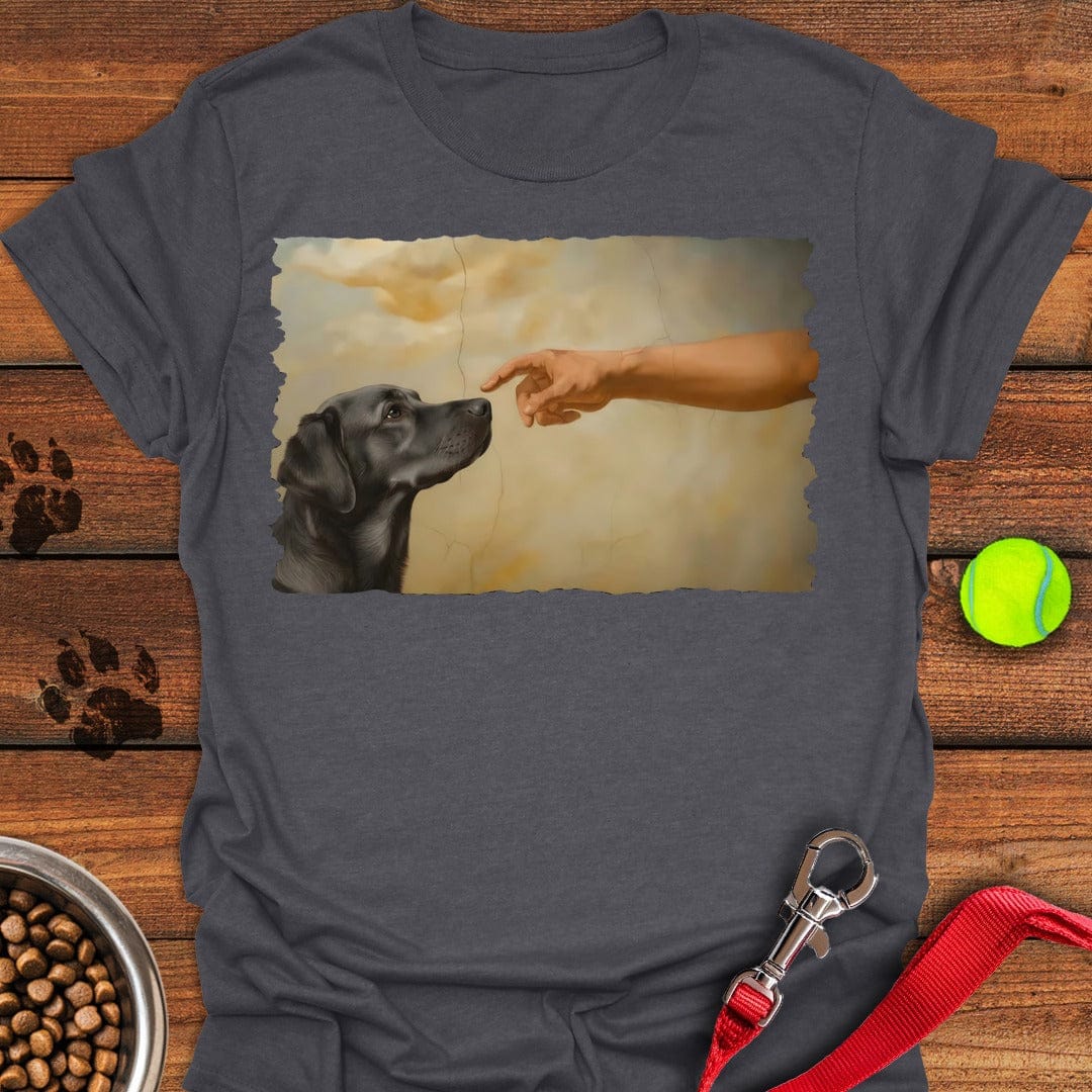 God Creates Charcoal Labrador Dark Heather