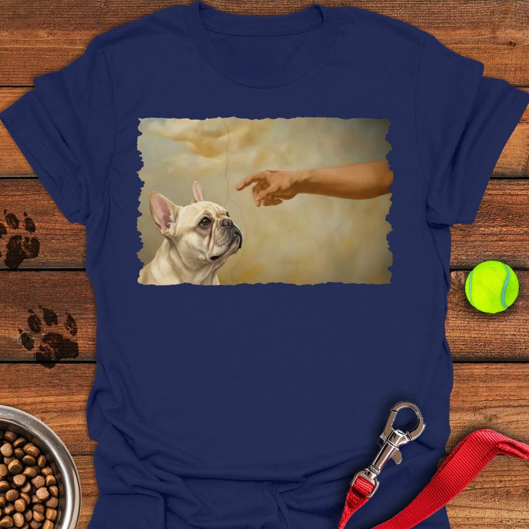 God Creates Cream French Bulldog Navy