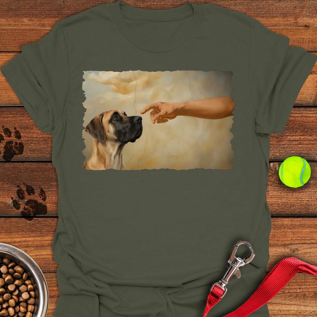 God Creates Fawn Great Dane Military Green