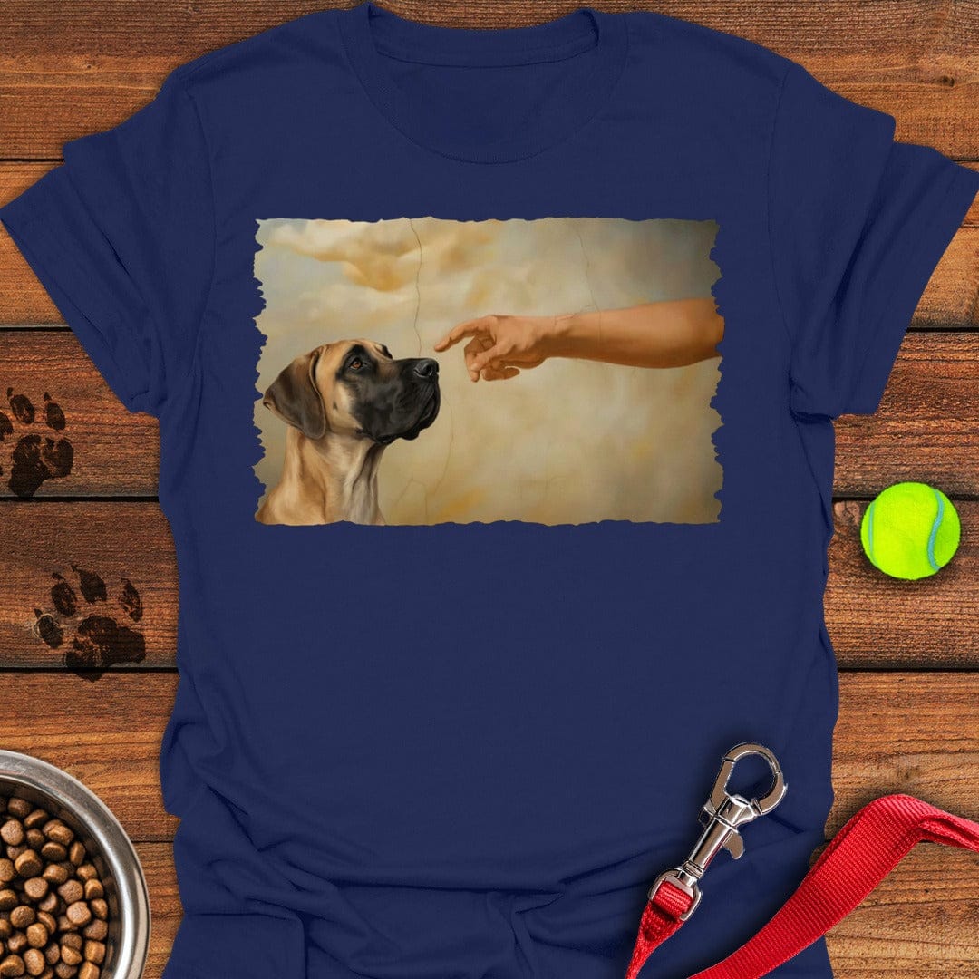 God Creates Fawn Great Dane Navy