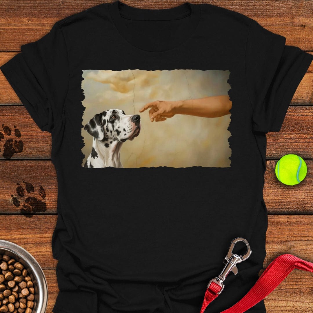 God Creates Harlequin Great Dane Black