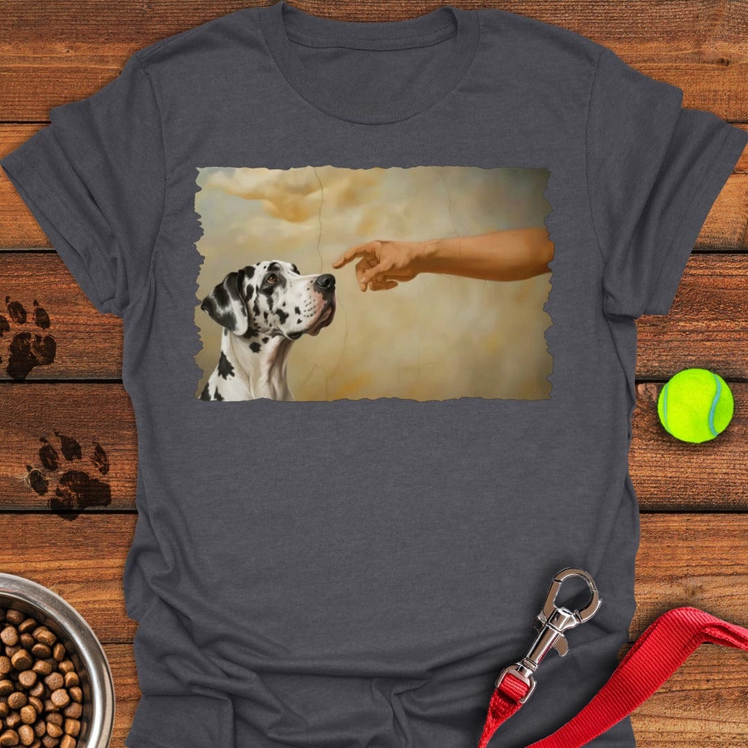 God Creates Harlequin Great Dane Dark Heather