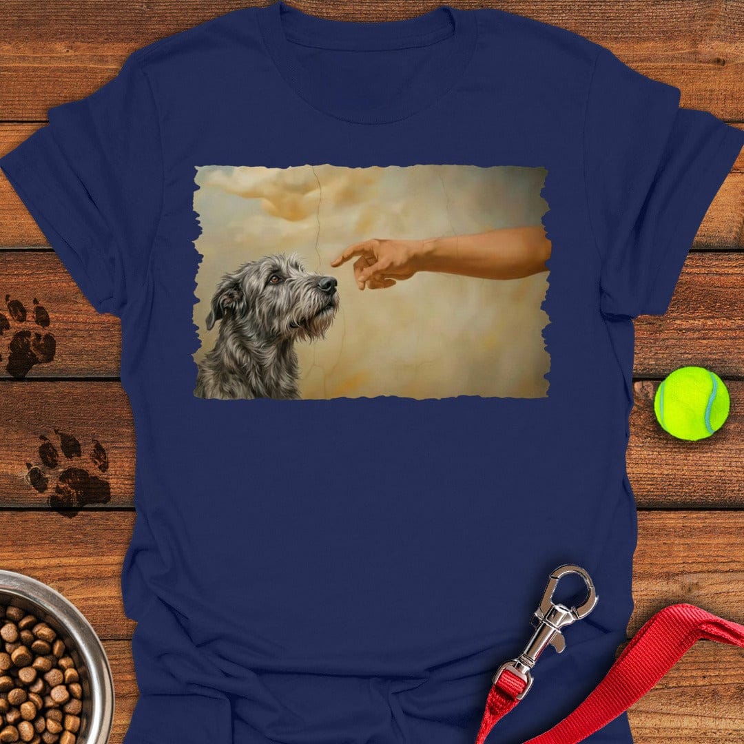 God Creates Irish Wolfhound Navy