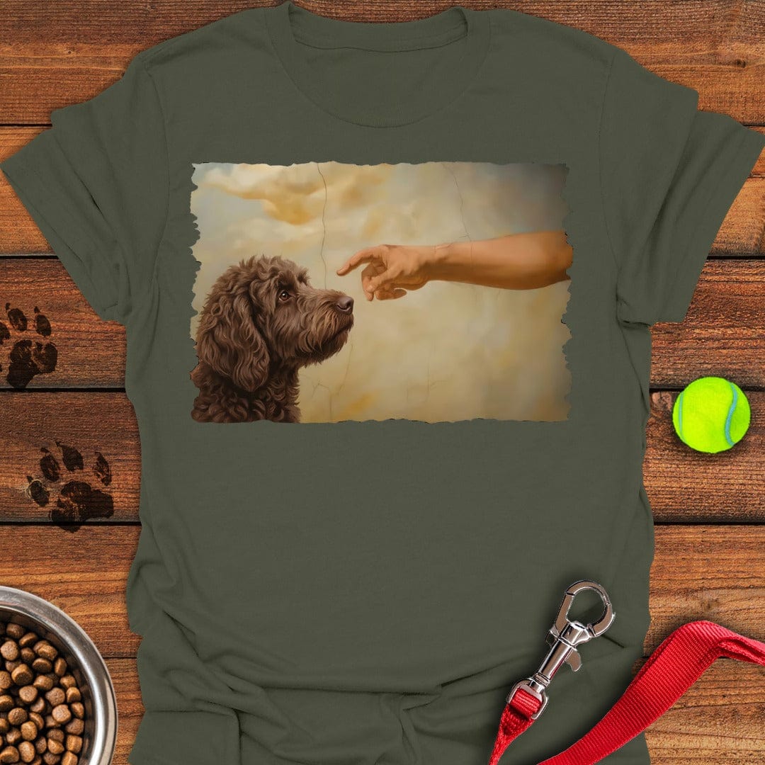 God Creates Labradoodle Military Green