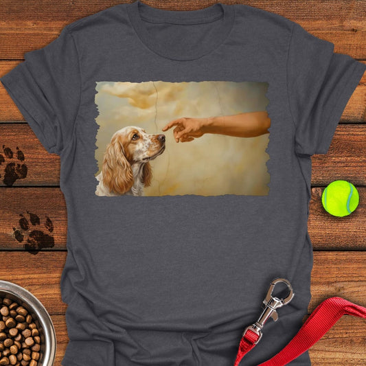 God Creates Lemon Roan Cocker Spaniel Dark Heather
