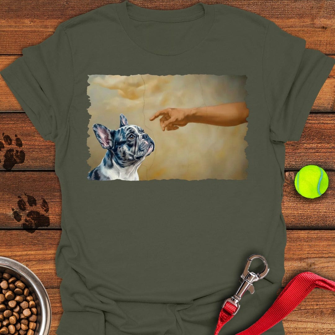 God Creates Merle French Bulldog Military Green