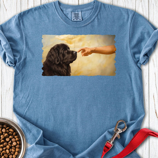 God Creates Newfoundland Premium Tee Blue Jean