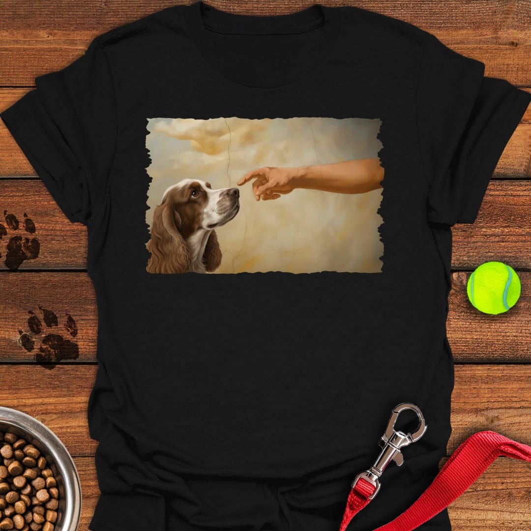 God Creates Orange White Cocker Spaniel Black