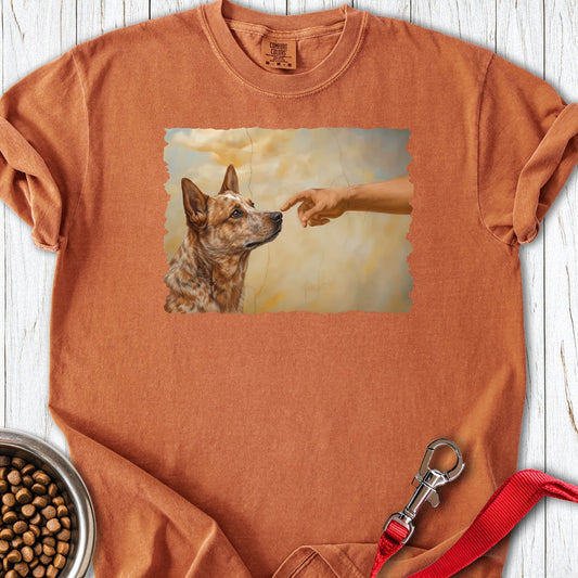 God Creates Red Heeler Premium Tee Yam