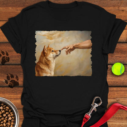 God Creates Shiba Inu Black