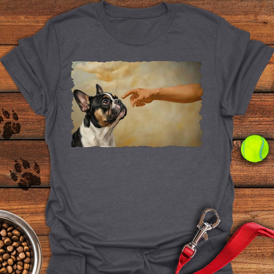 God Creates Tri Color Frenchie Dark Heather