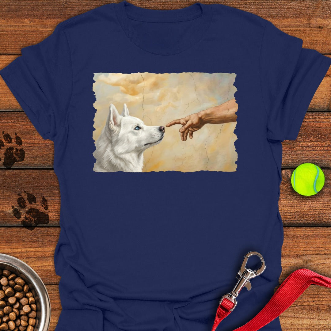God Creates White Husky Navy
