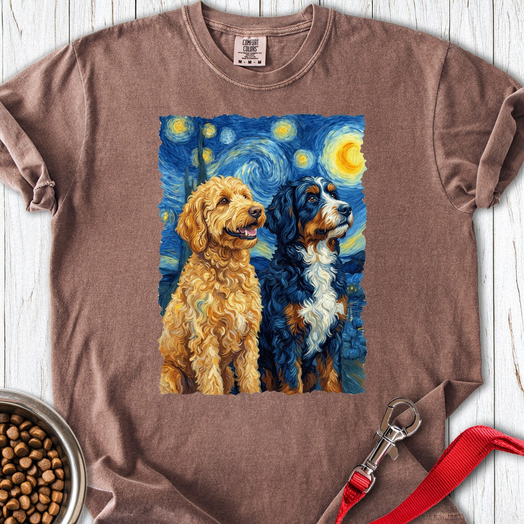 Golden Doodle & Bernedoodle Premium Tee Espresso