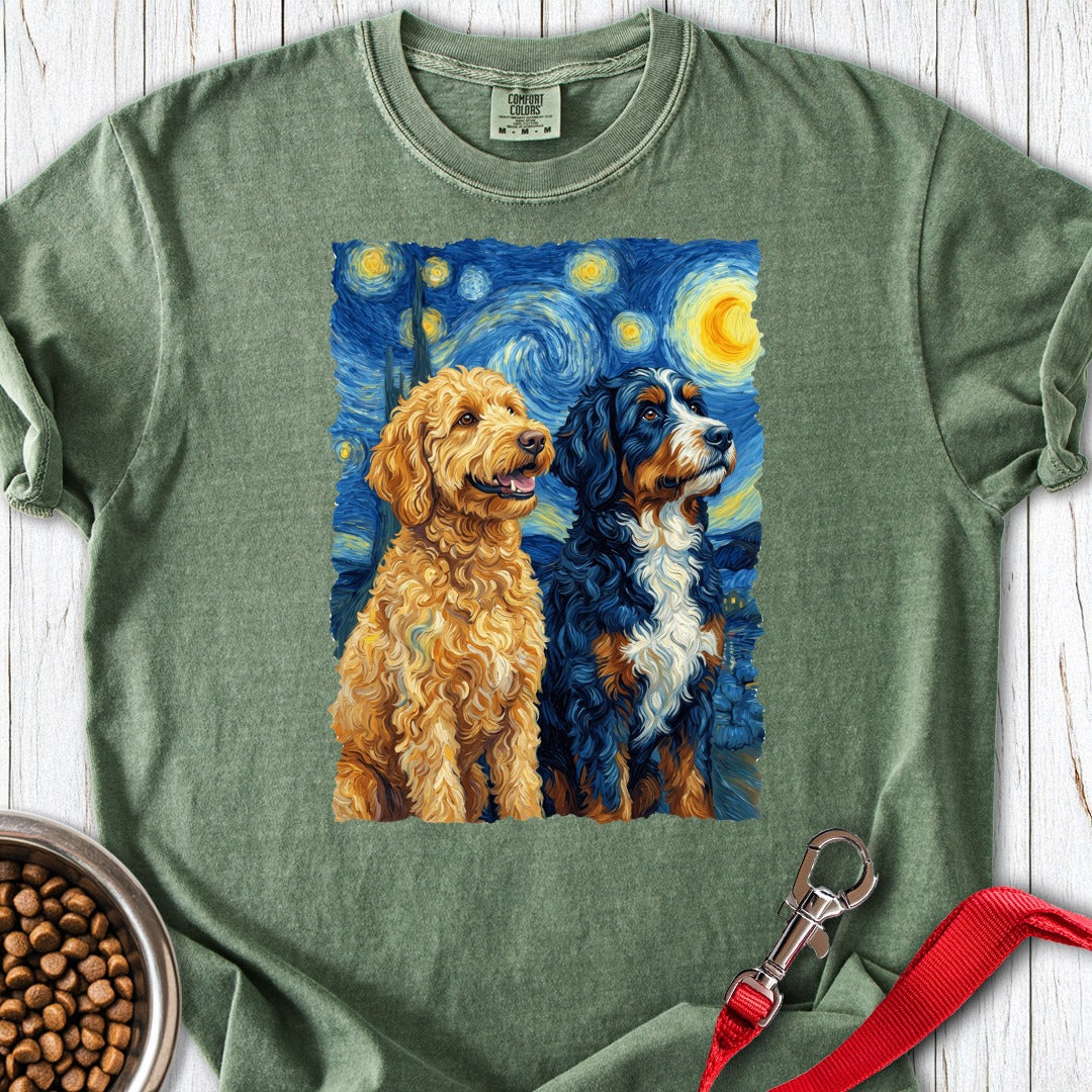 Golden Doodle & Bernedoodle Premium Tee Moss
