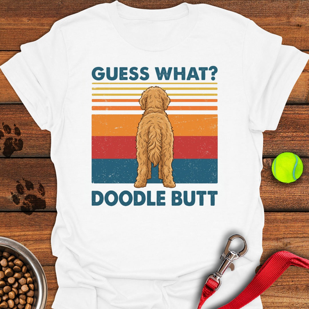 Golden Doodle Butt White