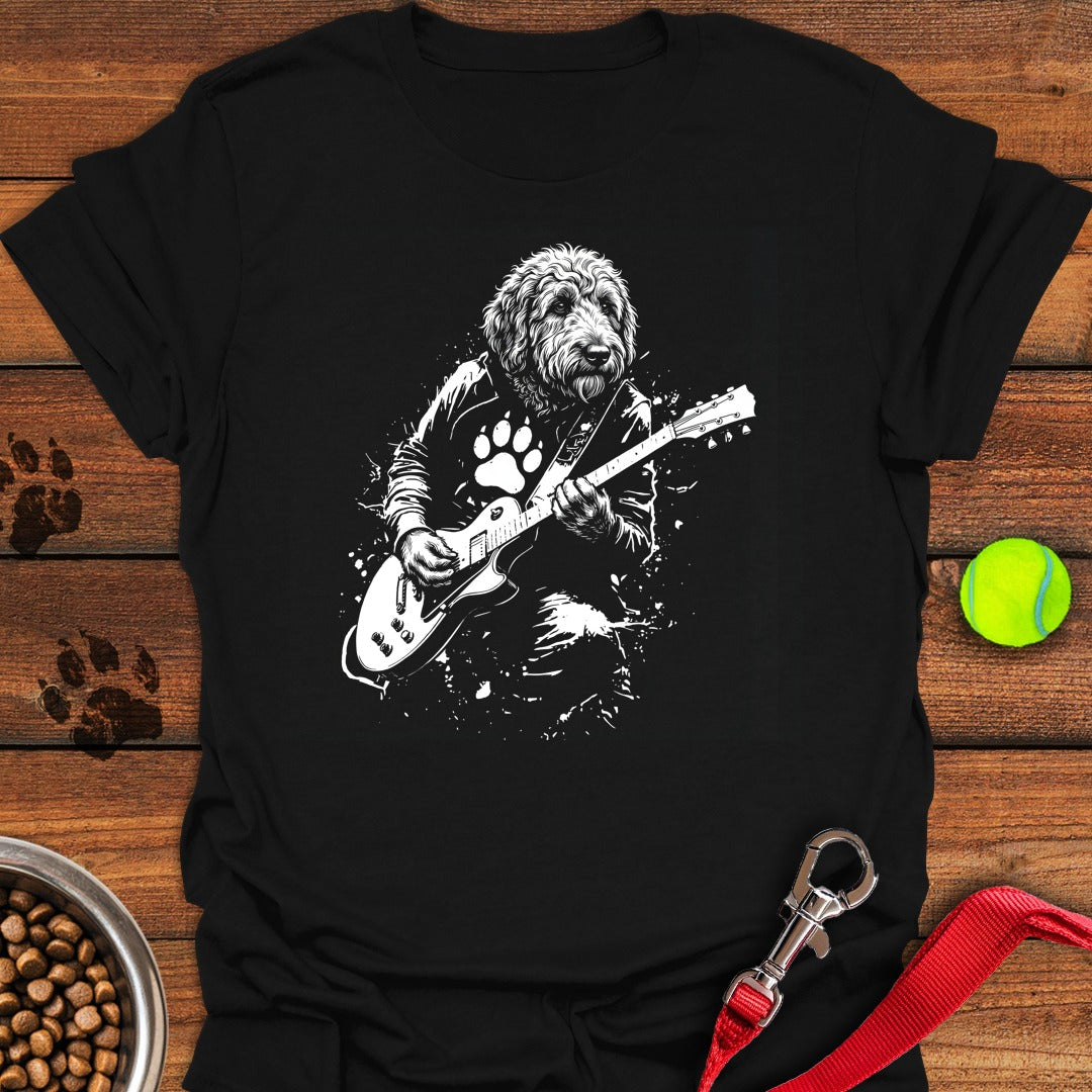 Golden Doodle Guitar Black