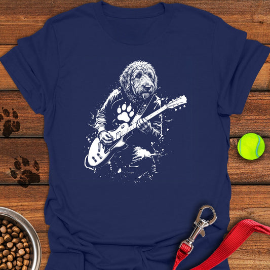 Golden Doodle Guitar Navy
