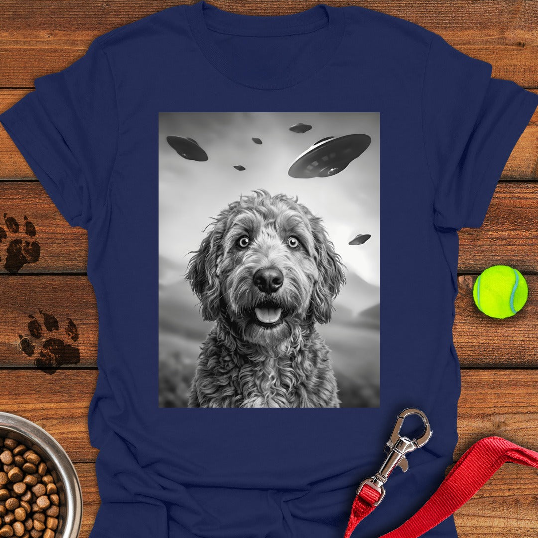 Golden Doodle UFO Navy