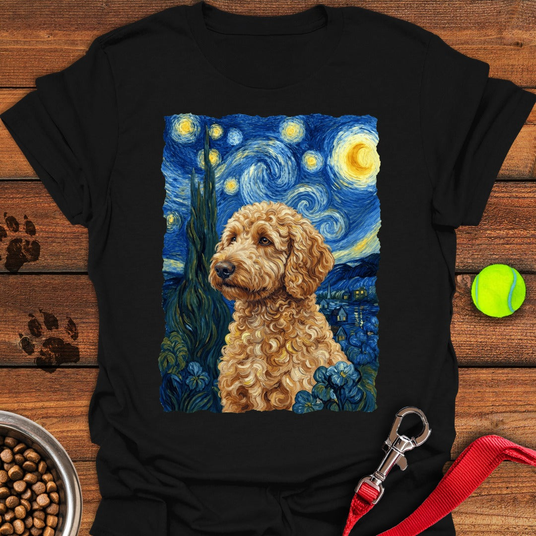 Golden Doodle Van Gogh Black