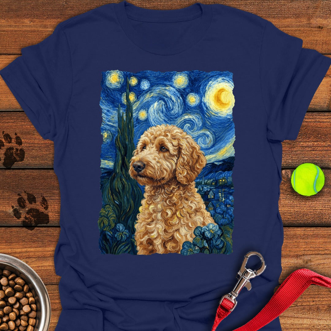 Golden Doodle Van Gogh Navy