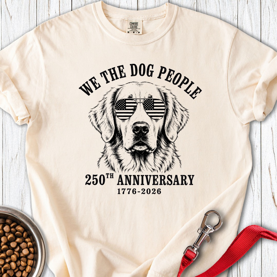 Golden Retriever 250 Years Premium Tee Ivory