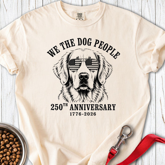 Golden Retriever 250 Years Premium Tee Ivory