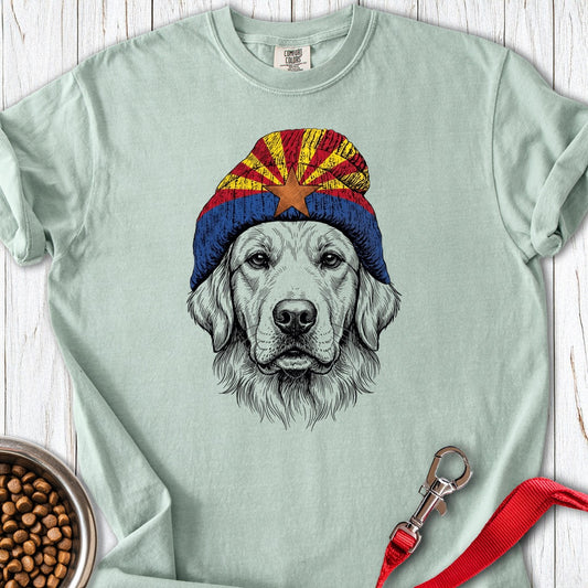 Golden Retriever Arizona Beanie Premium Tee Bay