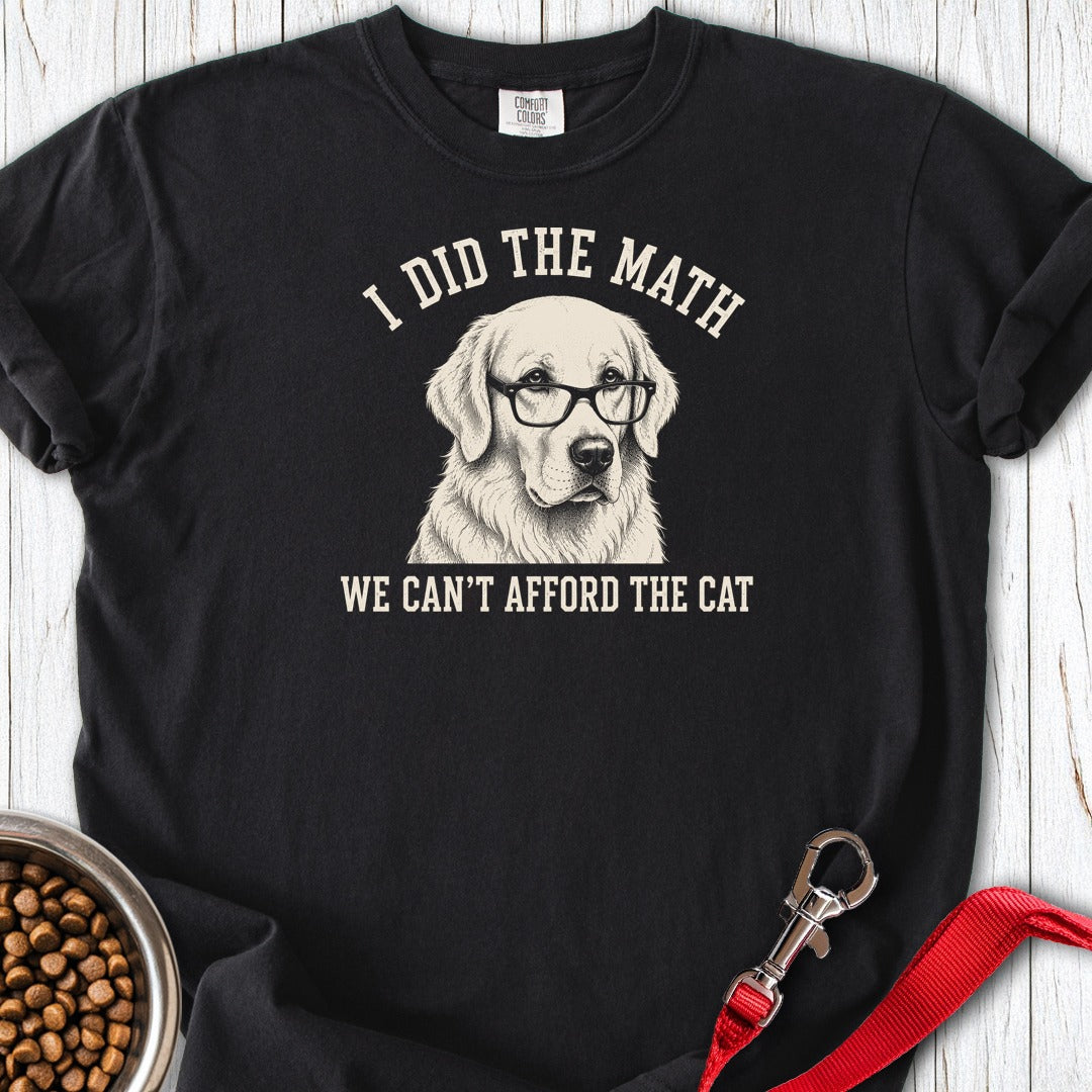 Golden Retriever Ban the Cat Premium Tee Black