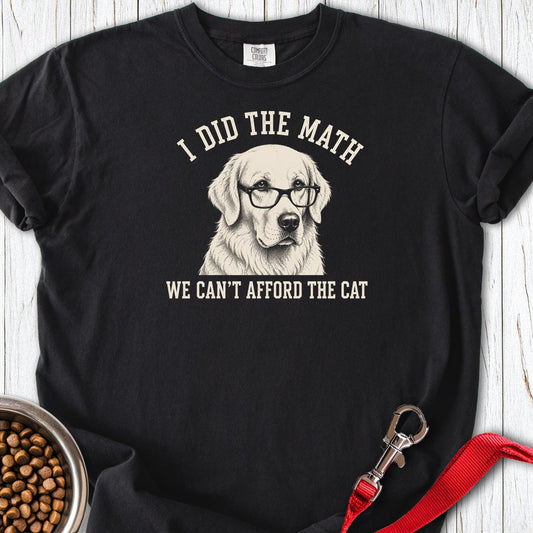 Golden Retriever Ban the Cat Premium Tee Black
