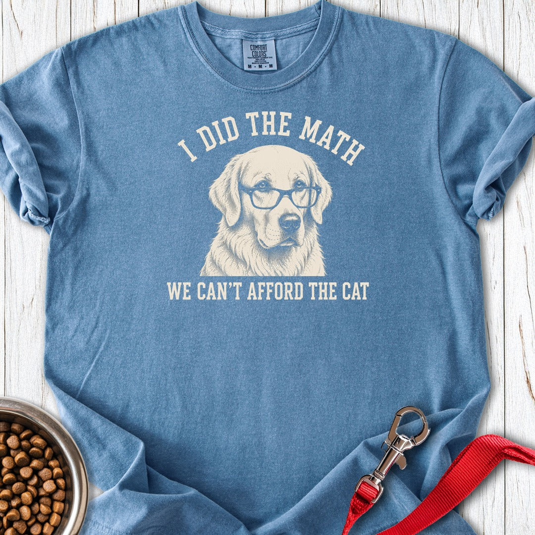 Golden Retriever Ban the Cat Premium Tee Blue Jean