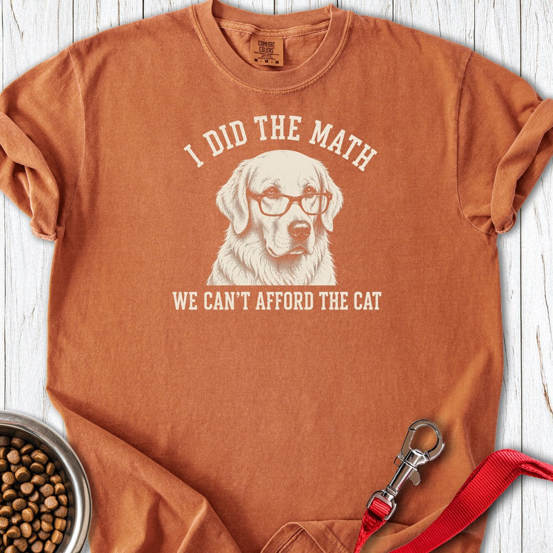 Golden Retriever Ban the Cat Premium Tee Yam