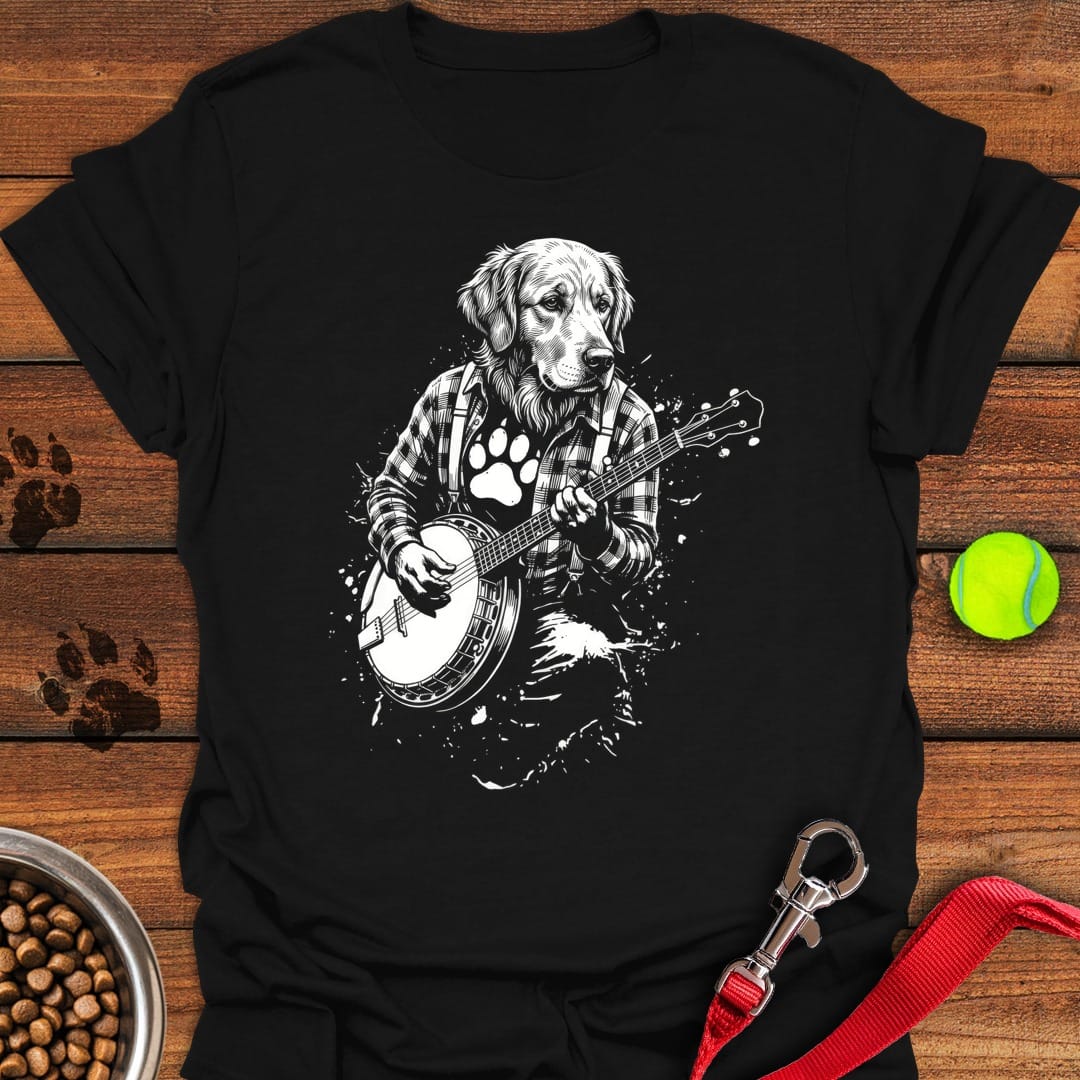 Golden Retriever Banjo Black