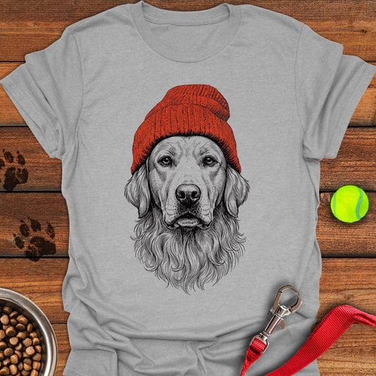 Golden Retriever Beanie Sport Grey