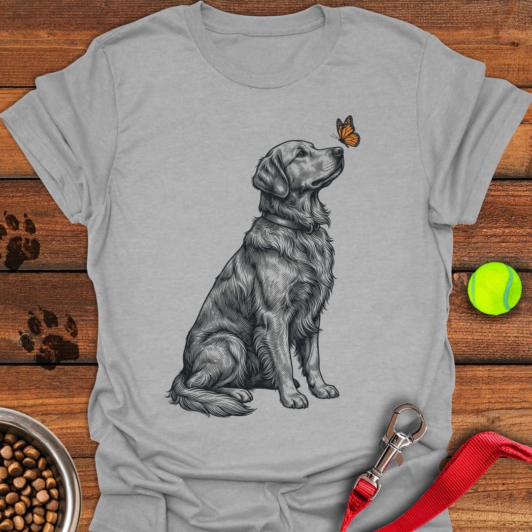 Golden Retriever Butterfly Sport Grey