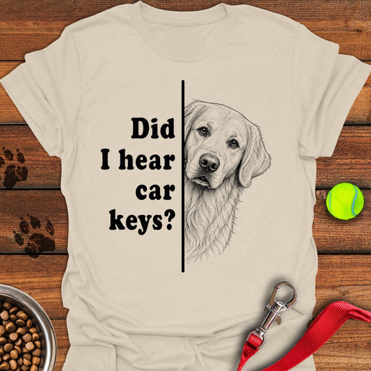 Golden Retriever Car Keys Natural