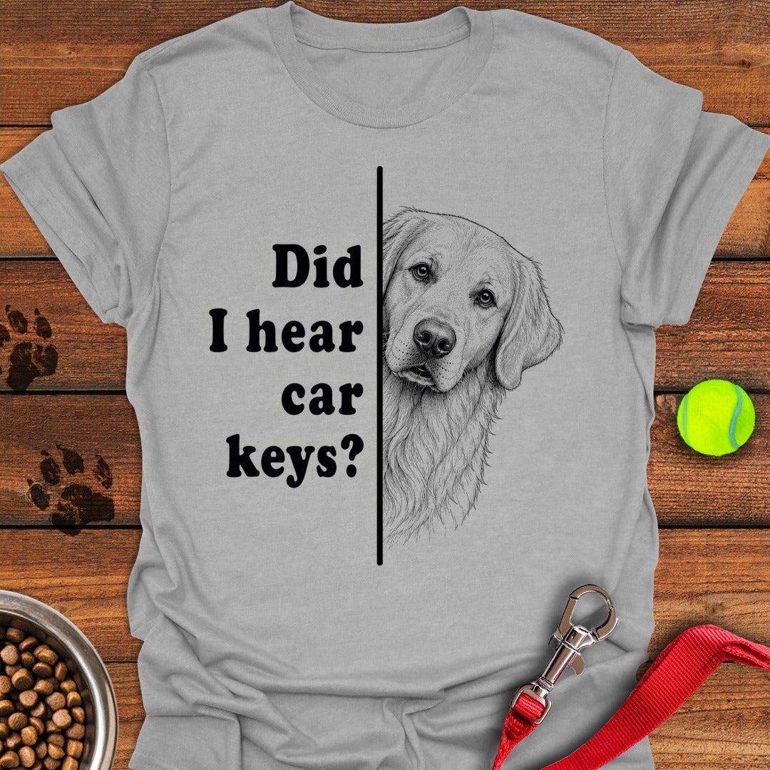 Golden Retriever Car Keys Sport Grey